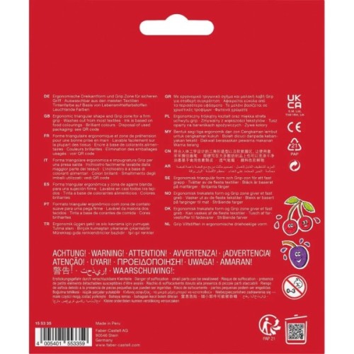 Фломастери Faber-Castell тригранні Grip felt-tip pen, 30 кольорів (29902)
