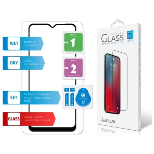 Скло захисне ACCLAB Full Glue Realme 10 5G Black (1283126551499)