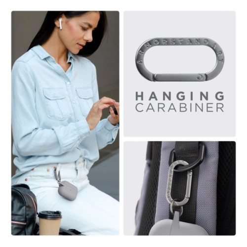 Чохол для навушників Armorstandart Hang Case For Apple AirPods Pro 3 Light Grey (ARM88275)