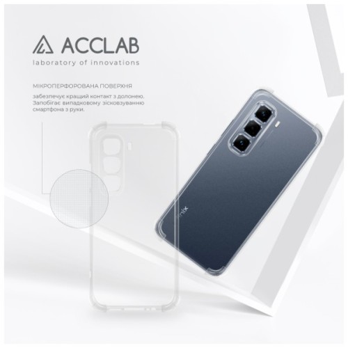 Чохол до мобільного телефона ACCLAB TPU ShockProof Infinix Hot 50 Pro Transparent (1283126610899)