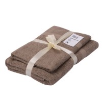 Рушник Ardesto набір махрових Splendid 50х90 см, 70х140 см, 2шт, 100% бавовна, бежевий (ART2359BE)