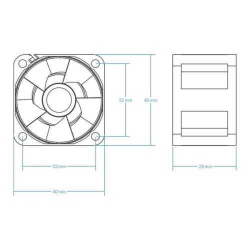 Кулер до корпусу Arctic 40MM/5PCS (ACFAN00273A)