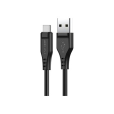 Дата кабель USB 2.0 AM to USB-C 1.2m 3.0A TPE Black Acefast (6974316280866)