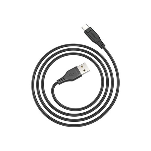 Дата кабель USB 2.0 AM to USB-C 1.2m 3.0A TPE Black Acefast (6974316280866)