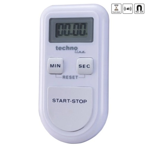 Таймер кухонний Technoline KT100 Magnetic White (KT100)