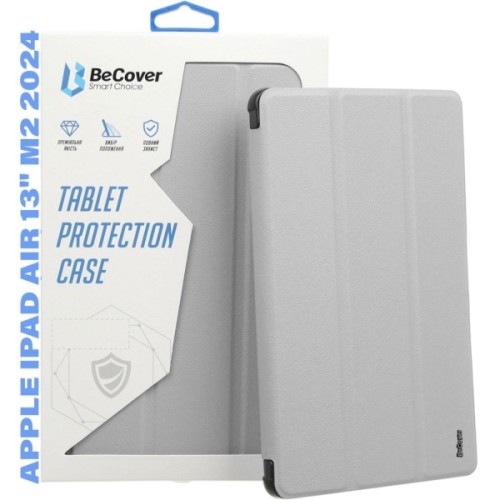Чохол до планшета BeCover Soft Edge TPU Apple iPad Air 13" M2/M3 (2024/2025) Gray (711712)