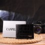 Гаманець Canpellini Затискач з натуральної шкіри Чорний (21520)