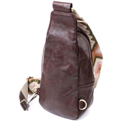 Сумка Vintage З екошкіри Коричнева (22794)