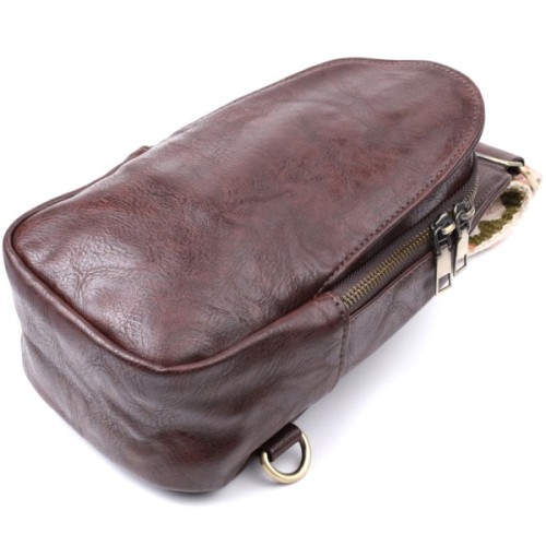 Сумка Vintage З екошкіри Коричнева (22794)