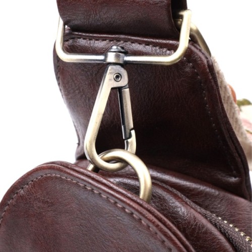 Сумка Vintage З екошкіри Коричнева (22794)