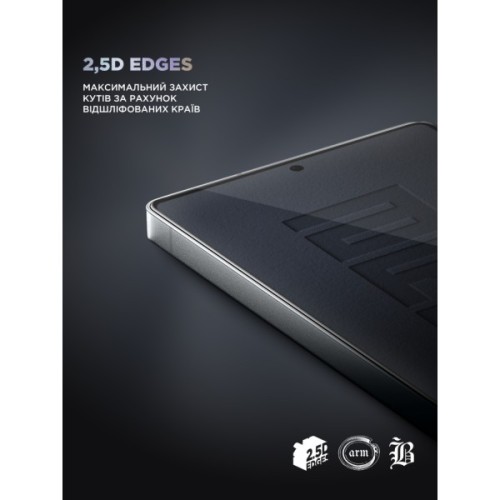Скло захисне Armorstandart Supreme Black Icon Samsung S25 / S24 (ARM84627)