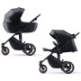 Коляска Kinderkraft 2 в 1 Prime 2 Venezian Black (KSPRIM02BLK2000 (5902533922895)