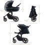 Коляска Kinderkraft 2 в 1 Prime 2 Venezian Black (KSPRIM02BLK2000 (5902533922895)