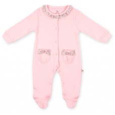 Чоловічок дитячий Bibaby з бантиком (60089-50G-pink)