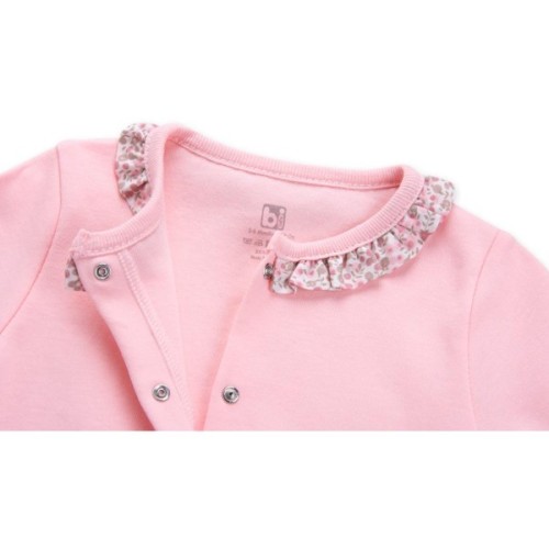 Чоловічок дитячий Bibaby з бантиком (60089-50G-pink)