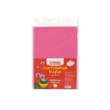 Кольоровий картон Maxi A4 Гофрокартон 21х29,7 см рожевий (MX61889)