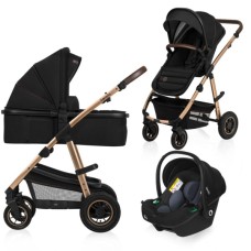 Коляска Lionelo 3 в 1 Amber Black Onyx (LO-AMBER BLACK ONYX (3in1))