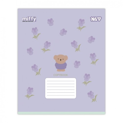 Зошит Yes Miffy Flowers А5 12 аркушів лінія (768709)