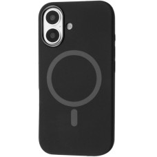 Чохол до мобільного телефона BeCover FIBRA Silicone OmniMag Apple iPhone 16 Black (716223)