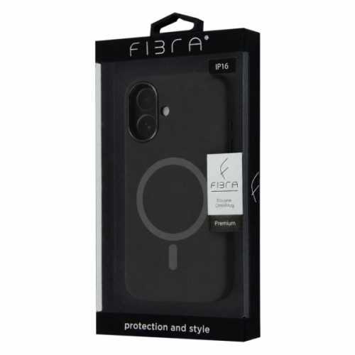Чохол до мобільного телефона BeCover FIBRA Silicone OmniMag Apple iPhone 16 Black (716223)