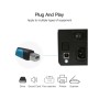 Кабель для принтера USB 2.0 AM/BM 1.0m black Vention (VAS-A16-B100)
