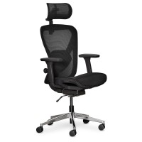 Офісне крісло Mealux Q1 Air Black (HF-Q1 M/B)