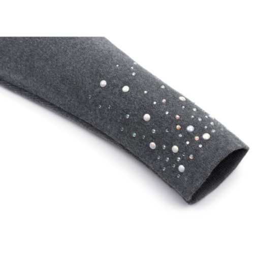 Лосини дитячі Na зі стразами (GR009-98G-gray)