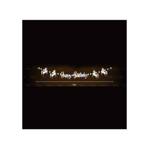 Гірлянда Maxi LED Happy Birthday, 1,6 м (MX21010009)