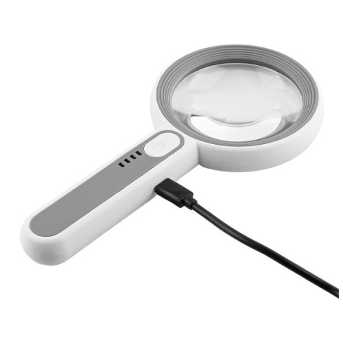 Лупа Voltronic з підсвічуванням YT7518C, діаметр 75мм, Х5, 18Led (YT7518C)