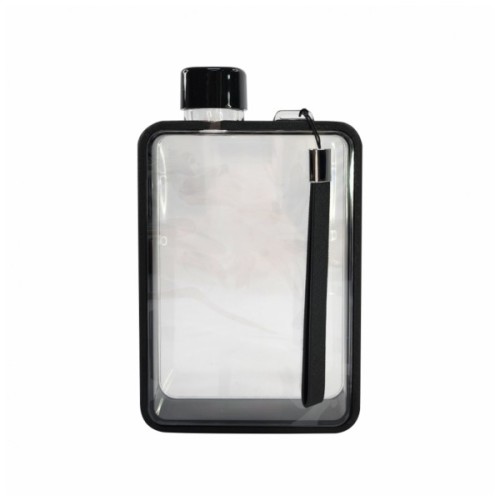 Пляшка для води Line Art Bella 380 мл чорна (60010118LA-01)