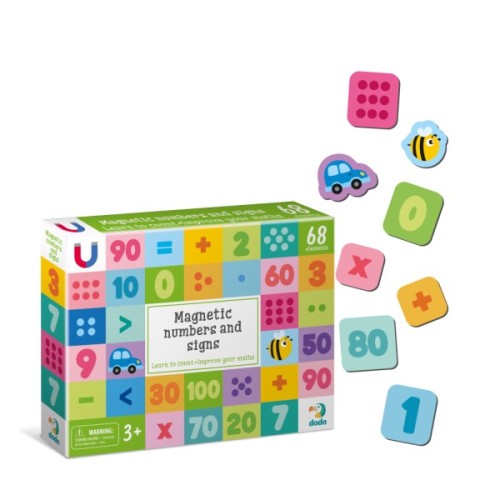Навчальний набір DoDo Магнітні цифри і знаки. Великий набір (200274)