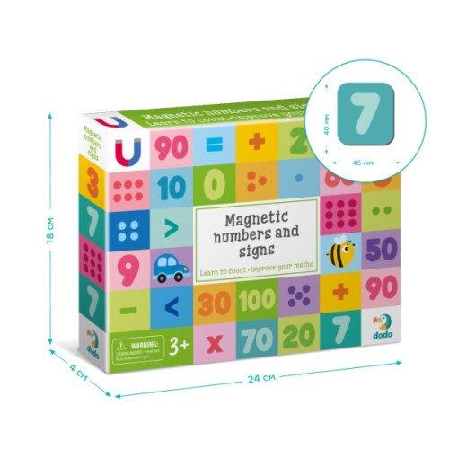 Навчальний набір DoDo Магнітні цифри і знаки. Великий набір (200274)