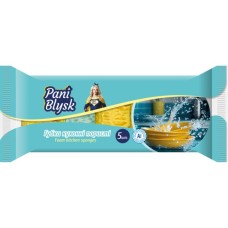 Губки кухонні Pani Blysk Пористі 5 шт. (4823071661194)
