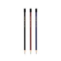 Олівець графітний Baoke НВ, з гумкою, триграний (PENCIL-BAO-PL1677)