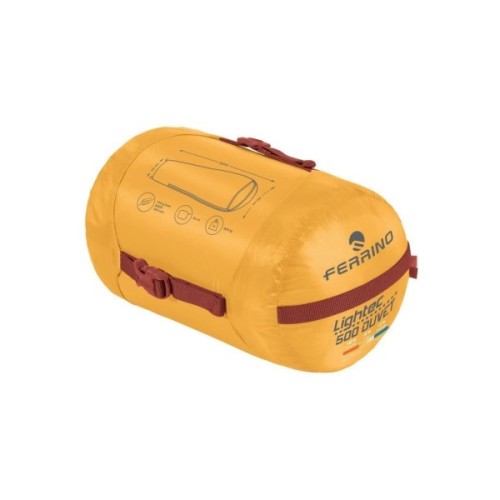 Спальний мішок Ferrino Lightec 500 Duvet RDS Down +8°C Artisan Gold (86699QGG) (932326)