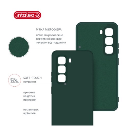 Чохол до мобільного телефона Intaleo SoftShell Infinix Hot 60 Pro Plus Dark Green (1283126635809)
