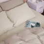 Постільна білизна MirSon 007-004 Milk/Cappuchino Фланель 2 x 160 x 220 Сімейний Євро (2200009659461)