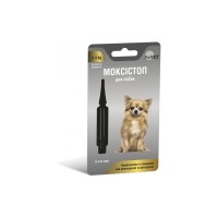 Краплі для тварин ProVET Моксістоп для собак масою тіла до 4 кг 0.4 мл (4823082419197)
