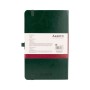 Блокнот Axent Partner Lux 125х195 мм 96 аркушів у клітинка Зелений (8202-04-A)