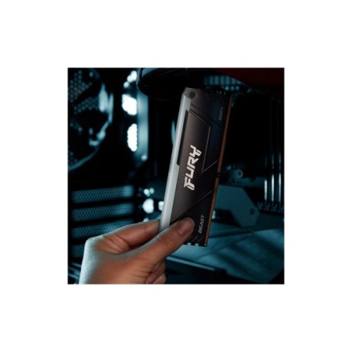 Модуль пам'яті для комп'ютера DDR4 16GB (2x8GB) 3200 MHz Beast Black Kingston Fury (ex.HyperX) (KF432C16BB2AK2/16WP)