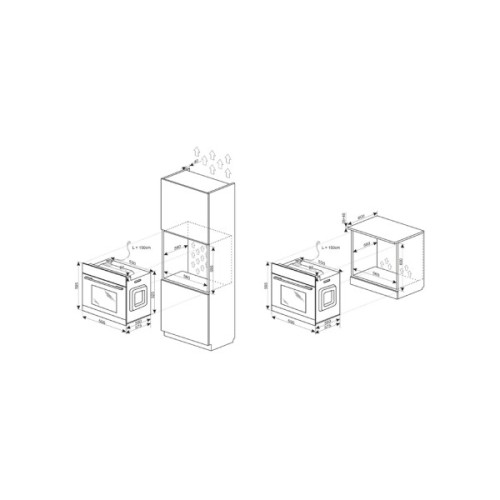 Духова шафа Hansa BOES68422