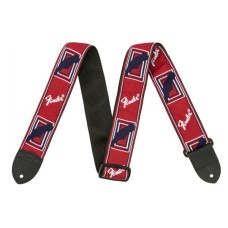 Ремінь для гітари Fender Strap 2" Monogrammed Red/White/Blue (14487)
