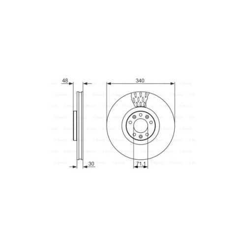 Гальмівний диск Bosch 0 986 479 092