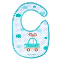 Нагрудничок Canpol babies бавовняний Іграшки блакитний (15/109)