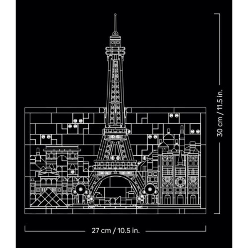 Конструктор LEGO Architecture Париж — місто кохання (21064)