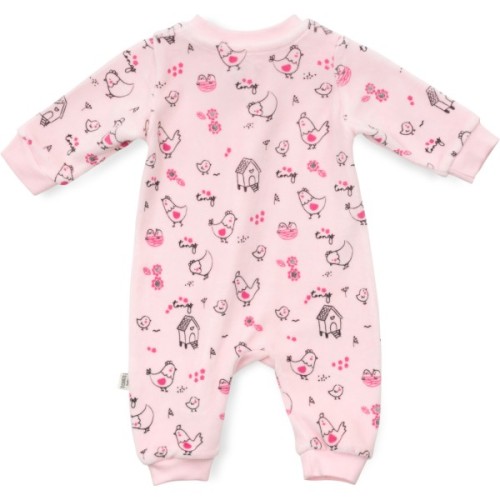 Чоловічок дитячий Tongs велюровий на блискавці (3634-62G-pink)