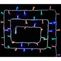 Гірлянда Delux STRING flash 100LED 10 м мульти/білий IP44 EN (90012974)
