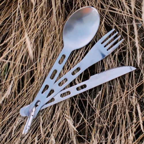 Набір туристичного посуду Tribe Hiker Set сталевий (T-FC-0020-metal)