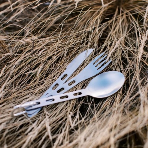 Набір туристичного посуду Tribe Hiker Set сталевий (T-FC-0020-metal)