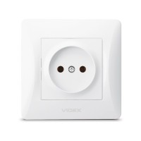 Розетка Videx BINERA 1ая (VF-BNSK1-W)